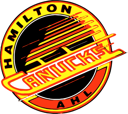 Hamilton Canucks 1992 93-1993 94 Primary Logo iron on transfers for T-shirts